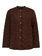 Куртка женская Pieces, коричневая цена и информация | Женские куртки | pigu.lt