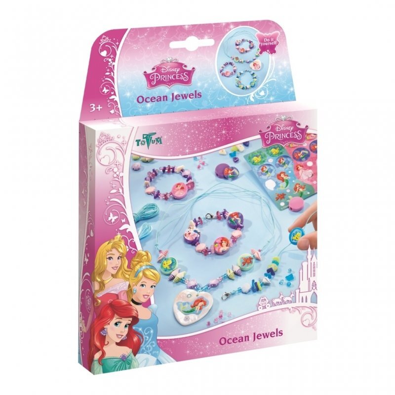 Kūrybinis rinkinys TOTUM Disney Princess Ocean Jewels, 044005 kaina ir informacija | Lavinamieji žaislai | pigu.lt