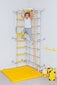 Sporto kompleksas Sanro S4, 219.6x70.2x119cm, baltas/geltonas kaina ir informacija | Gimnastikos sienelės | pigu.lt