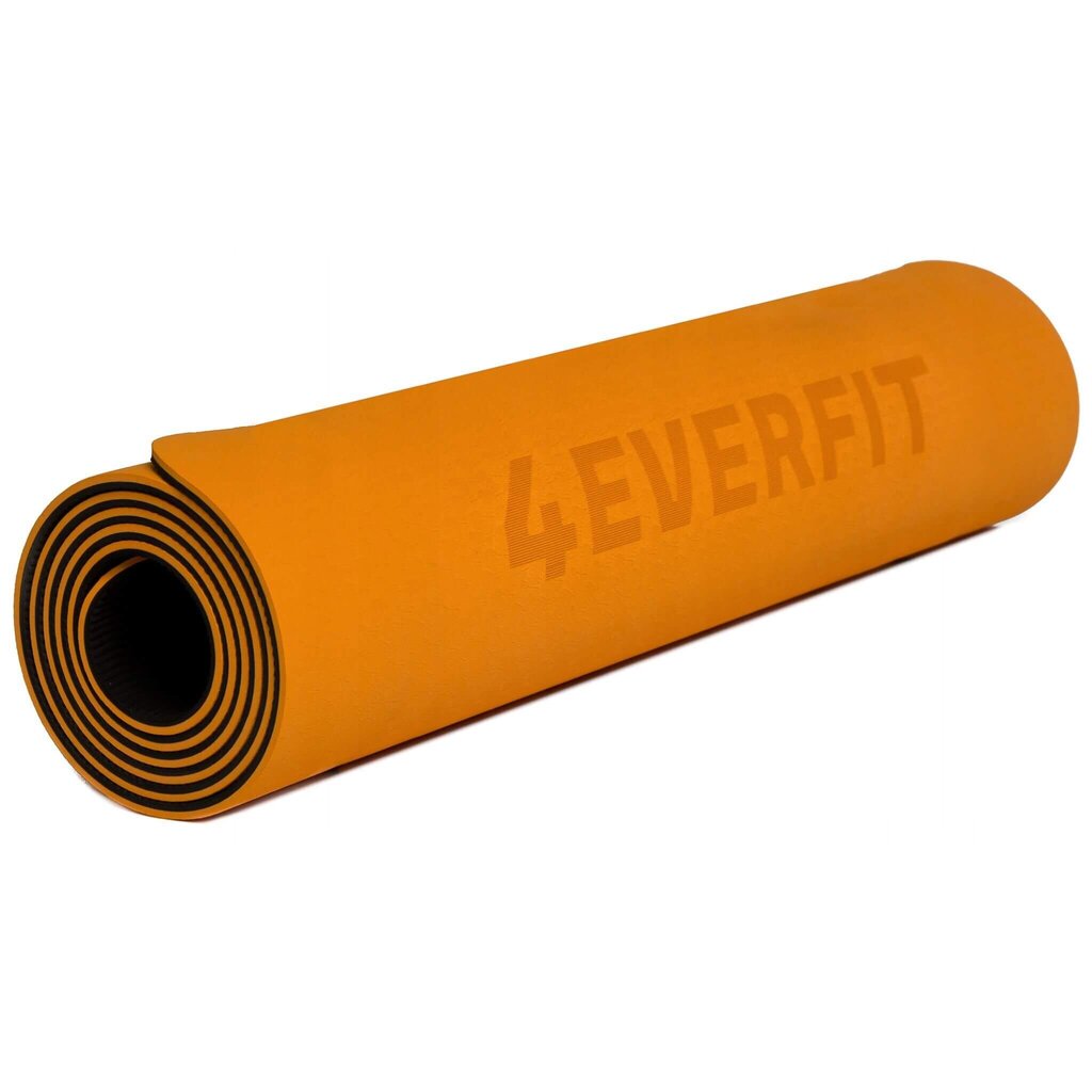 Sporto kilimėlis TPE, 183x61cm, oranžinis kaina ir informacija | Kilimėliai sportui | pigu.lt