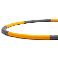 Массажный обруч для гимнастики Deft Sport hula hoop Φ96см, оранжевый цена и информация | Обручи, гимнастические палки | pigu.lt