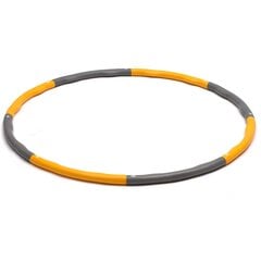 Массажный обруч для гимнастики Deft Sport hula hoop Φ96см, оранжевый цена и информация | Обручи, гимнастические палки | pigu.lt