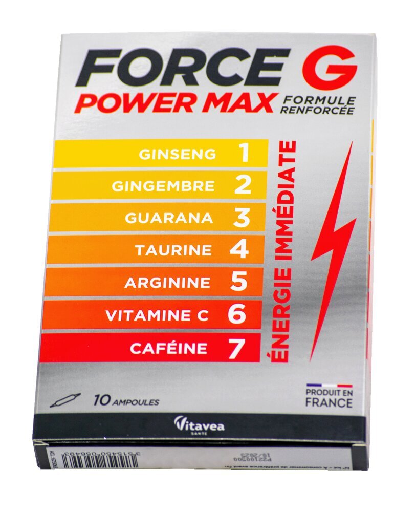 Energetikas Vitavea Force G Power Max, 100 ml kaina ir informacija | Energetikai | pigu.lt