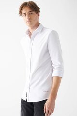 Marškiniai vyrams Mavi 0210408620, balti kaina ir informacija | Vyriški marškiniai | pigu.lt