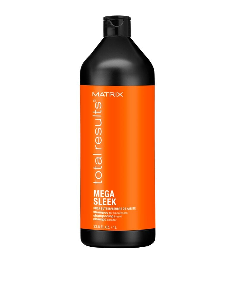 Glotninamasis plaukų šampūnas Matrix Total Results Mega Sleek Shea Butter 1000 ml kaina ir informacija | Šampūnai | pigu.lt
