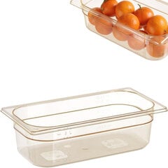 Емкость гастроемкость GN 1/3, 3,8л., HENDI желтая цена и информация | Посуда для хранения еды | pigu.lt