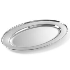 Тарелка стальная овальная 50см - Hendi цена и информация | Посуда, тарелки, обеденные сервизы | pigu.lt