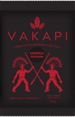 Yerba Mate arbata Vakapi Energia Guarana, 50 g kaina ir informacija | Arbata | pigu.lt