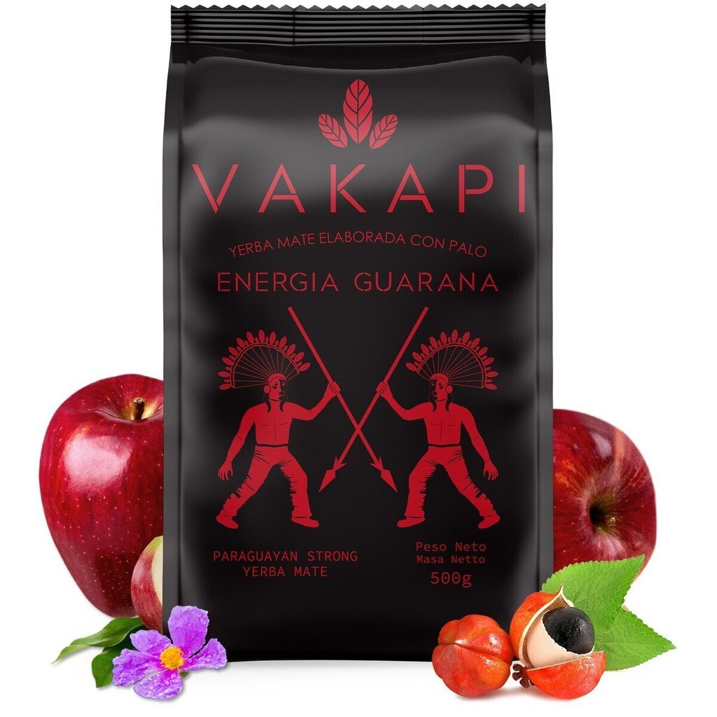 Yerba Mate arbata Vakapi Energia Guarana, 50 g цена и информация | Arbata | pigu.lt