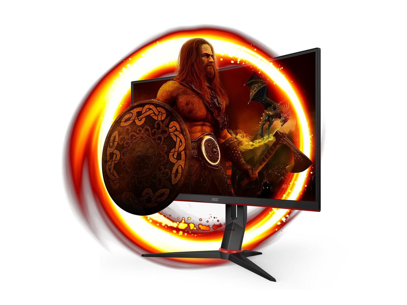 AOC CQ27G2S/BK kaina ir informacija | Monitoriai | pigu.lt