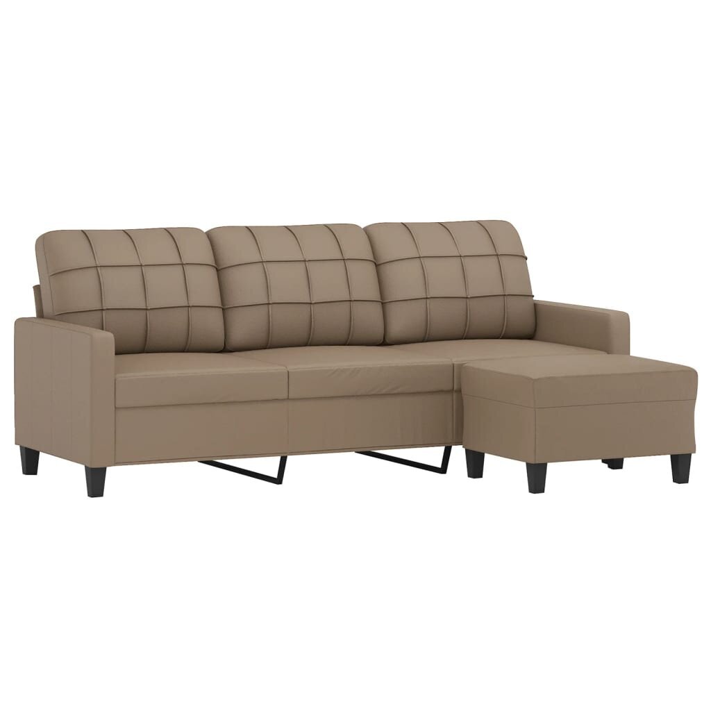 Trivietė sofa su pakoja vidaXL, 180cm kaina ir informacija | Sofos | pigu.lt