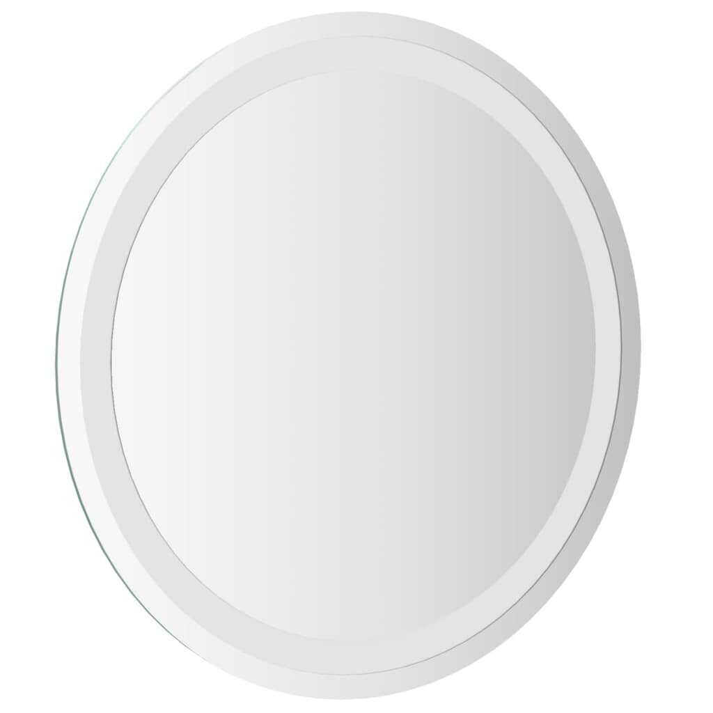 Vonios veidrodis vidaXL, 50 cm, baltas kaina ir informacija | Vonios veidrodžiai | pigu.lt