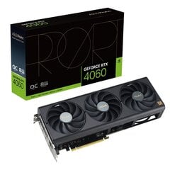 Asus ProArt GeForce RTX 4060 OC Edition (PROART-RTX4060-O8G) kaina ir informacija | Vaizdo plokštės (GPU) | pigu.lt