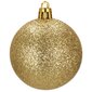 Kalėdinės dekoracijos bumbulai, 6 cm, 12 vnt. kaina ir informacija | Kalėdinės dekoracijos | pigu.lt