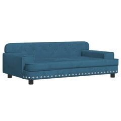 Vaikiška sofa vidaXL, mėlyna цена и информация | Детские диваны, кресла | pigu.lt