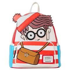 Vaikiška kuprinė Loungefly Where is Waldo, balta kaina ir informacija | Kuprinės mokyklai, sportiniai maišeliai | pigu.lt