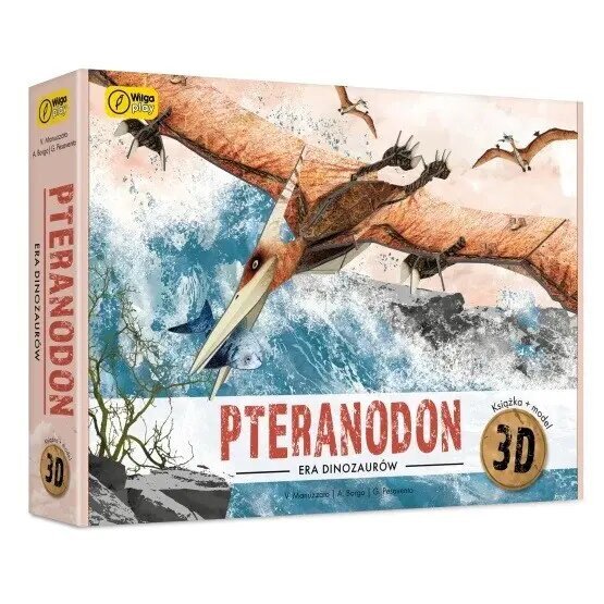 3D dėlionė ir knyga su dinozaurais Wilga Play, 98619 kaina ir informacija | Dėlionės (puzzle) | pigu.lt