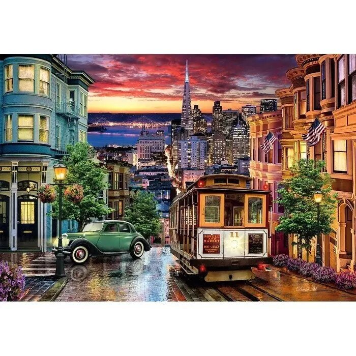 Dėlionė Clementoni San Francisco, 1000 d. цена и информация | Dėlionės (puzzle) | pigu.lt