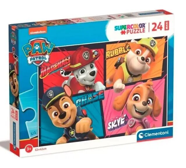 Dėlionė Clementoni Paw Patrol (Šunyčiai Patruliai), 24238, 24 d. kaina ir informacija | Dėlionės (puzzle) | pigu.lt