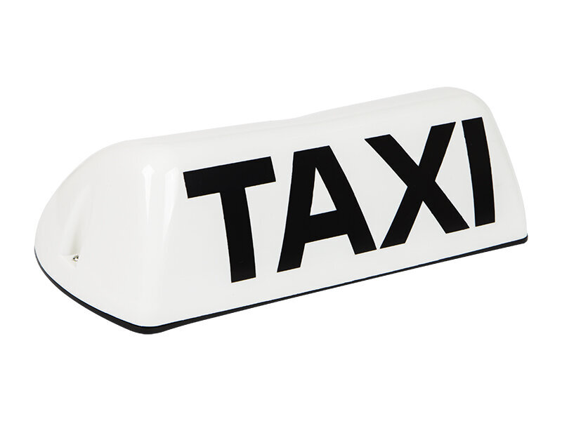 Signalinė lemputė Blow Taxi, balta/juoda цена и информация | Staliniai šviestuvai | pigu.lt