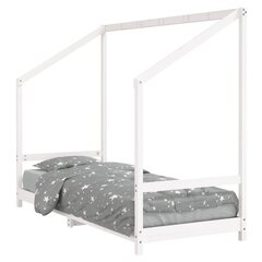 Vaikiškas lovos rėmas vidaXL, 80x200 cm, baltas цена и информация | Детские кровати | pigu.lt