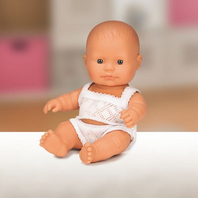 Lėlė berniukas Miniland, 21 cm. kaina ir informacija | Žaislai mergaitėms | pigu.lt