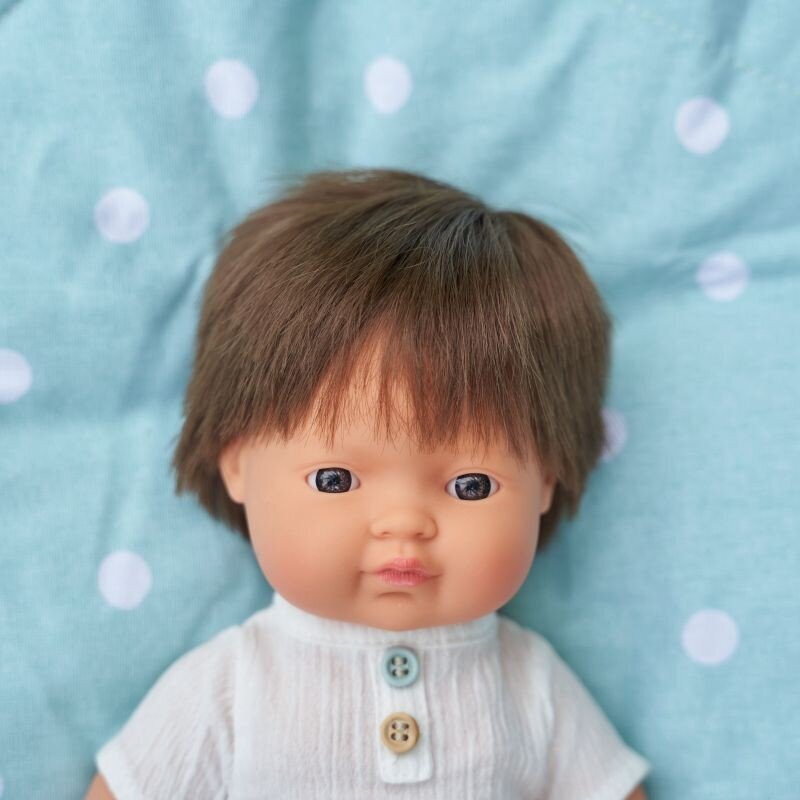 Lėlė berniukas Miniland, 38 cm. цена и информация | Žaislai mergaitėms | pigu.lt