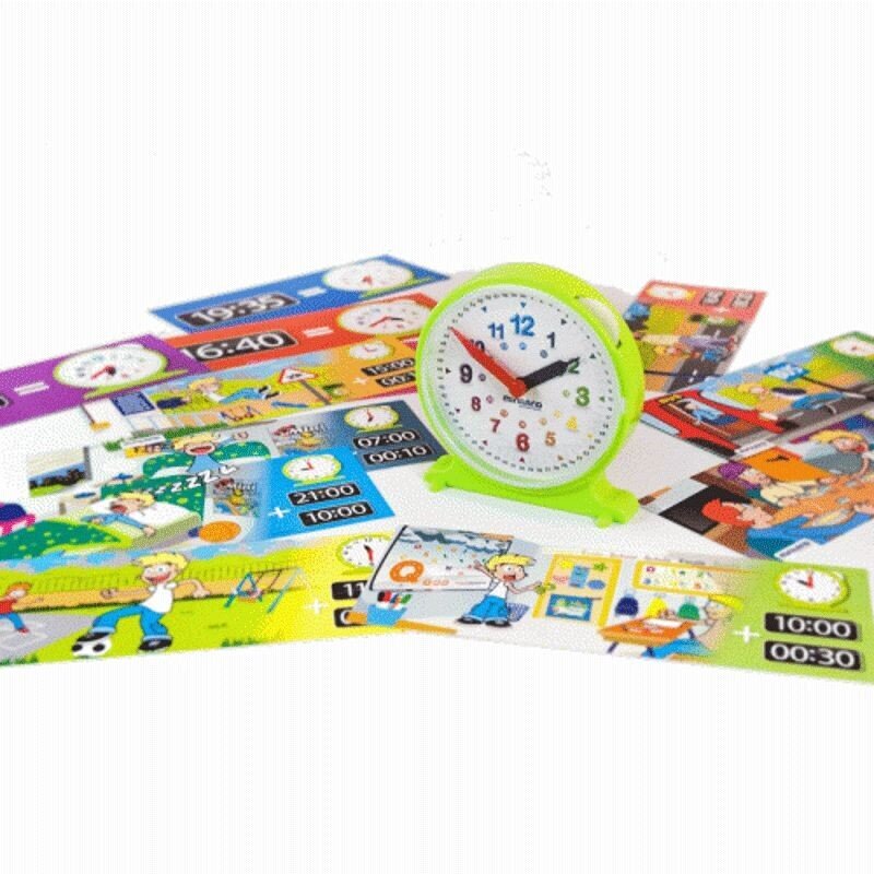 Edukacinis laikrodis Miniland, mėlynas kaina ir informacija | Lavinamieji žaislai | pigu.lt