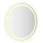 Vonios veidrodis vidaXL, 60 cm, baltas kaina ir informacija | Vonios veidrodžiai | pigu.lt