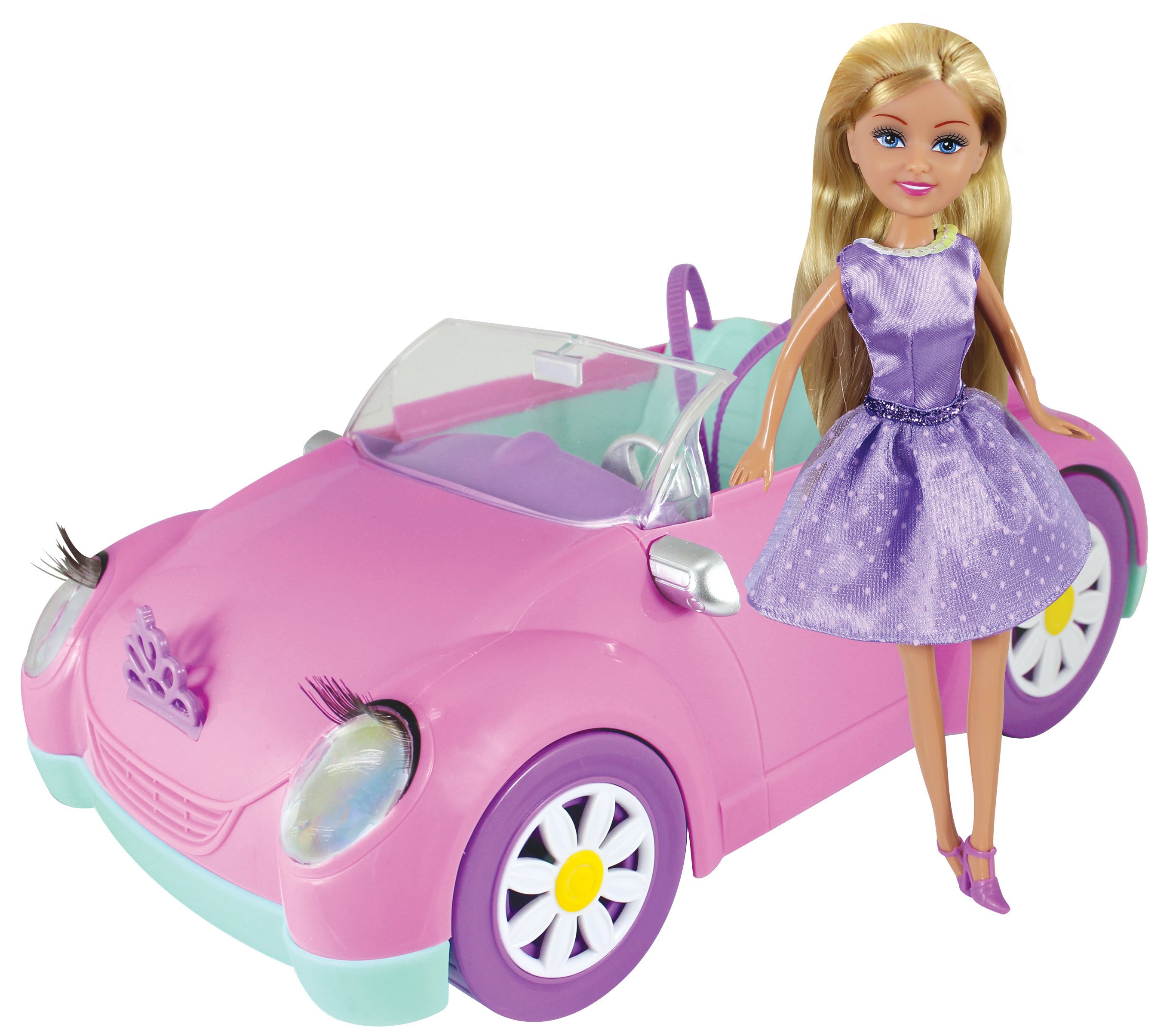 Lėlė su blizgančiu automobiliu Sparkle Girlz Sparkle Coupe, 24084