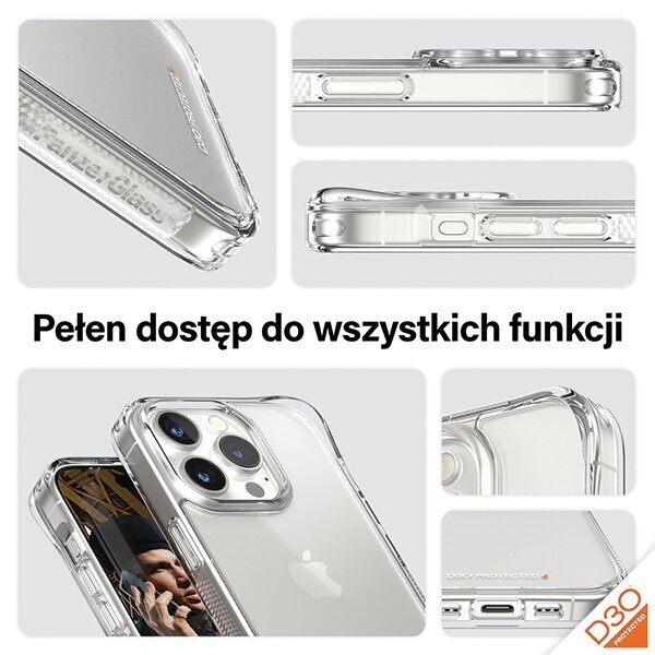 PanzerGlass Bundle 3in1 D3O Hardcase + Screen Protector UWF+ Lens Protector B1173+2810 kaina ir informacija | Telefono dėklai | pigu.lt