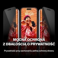 PanzerGlass Ultra-Wide Fit iPhone 15 Pro 6.1" Privacy Screen Protection Easy Aligner Included P2810 цена и информация | Защитные пленки для телефонов | pigu.lt