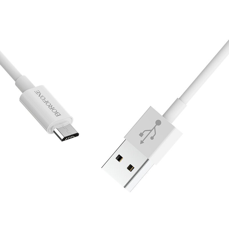 Borofone, USB-A/Micro USB, 1 m kaina ir informacija | Kabeliai ir laidai | pigu.lt