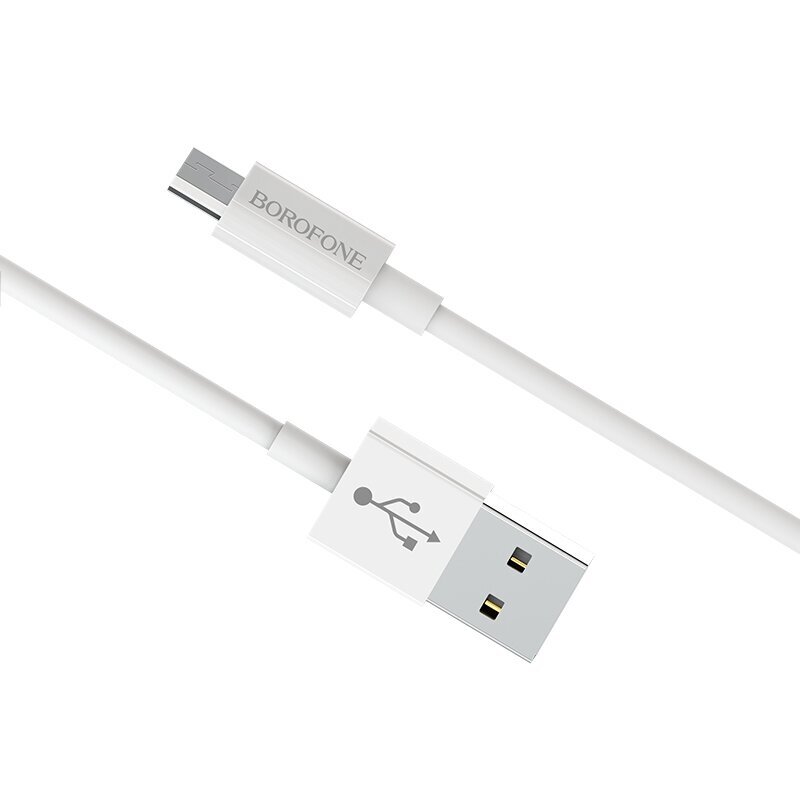 Borofone, USB-A/Micro USB, 1 m kaina ir informacija | Kabeliai ir laidai | pigu.lt
