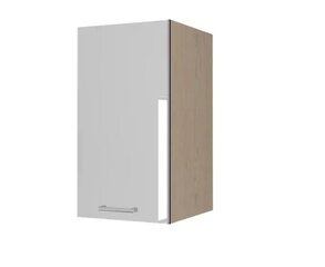 Pakabinama spintelė Liveo Modena MD3, 40 cm, balta/ruda kaina ir informacija | Virtuvinės spintelės | pigu.lt
