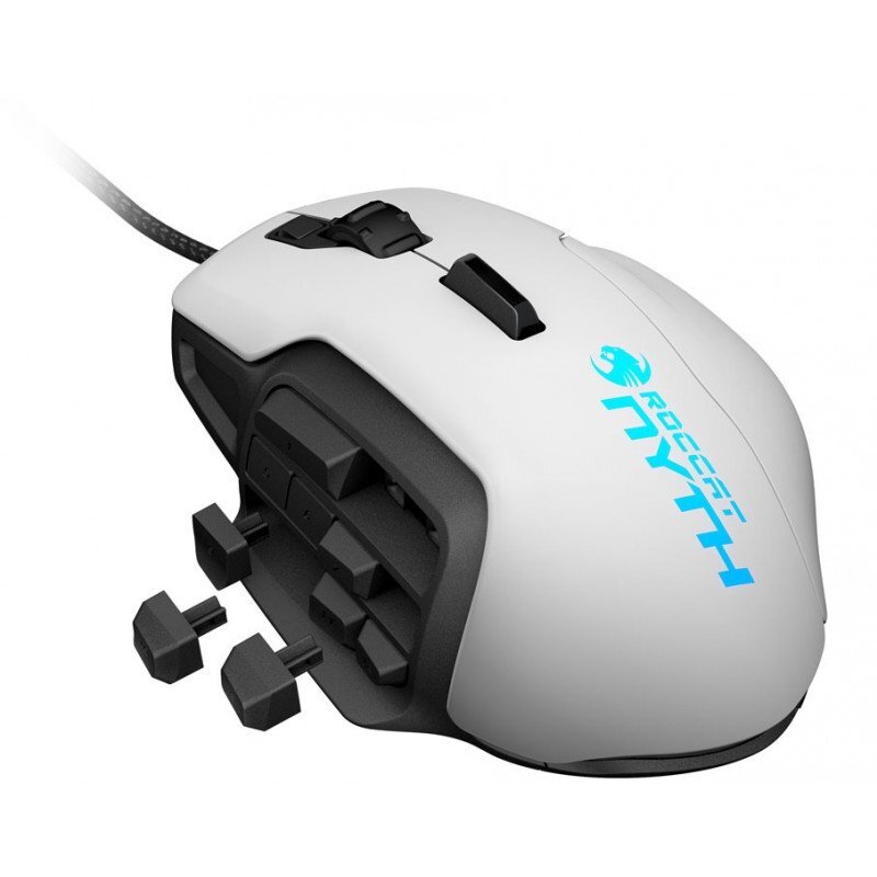 Roccat kompiuterinė pelė Nyth, balta (ROC-11-901) kaina ir informacija | Pelės | pigu.lt