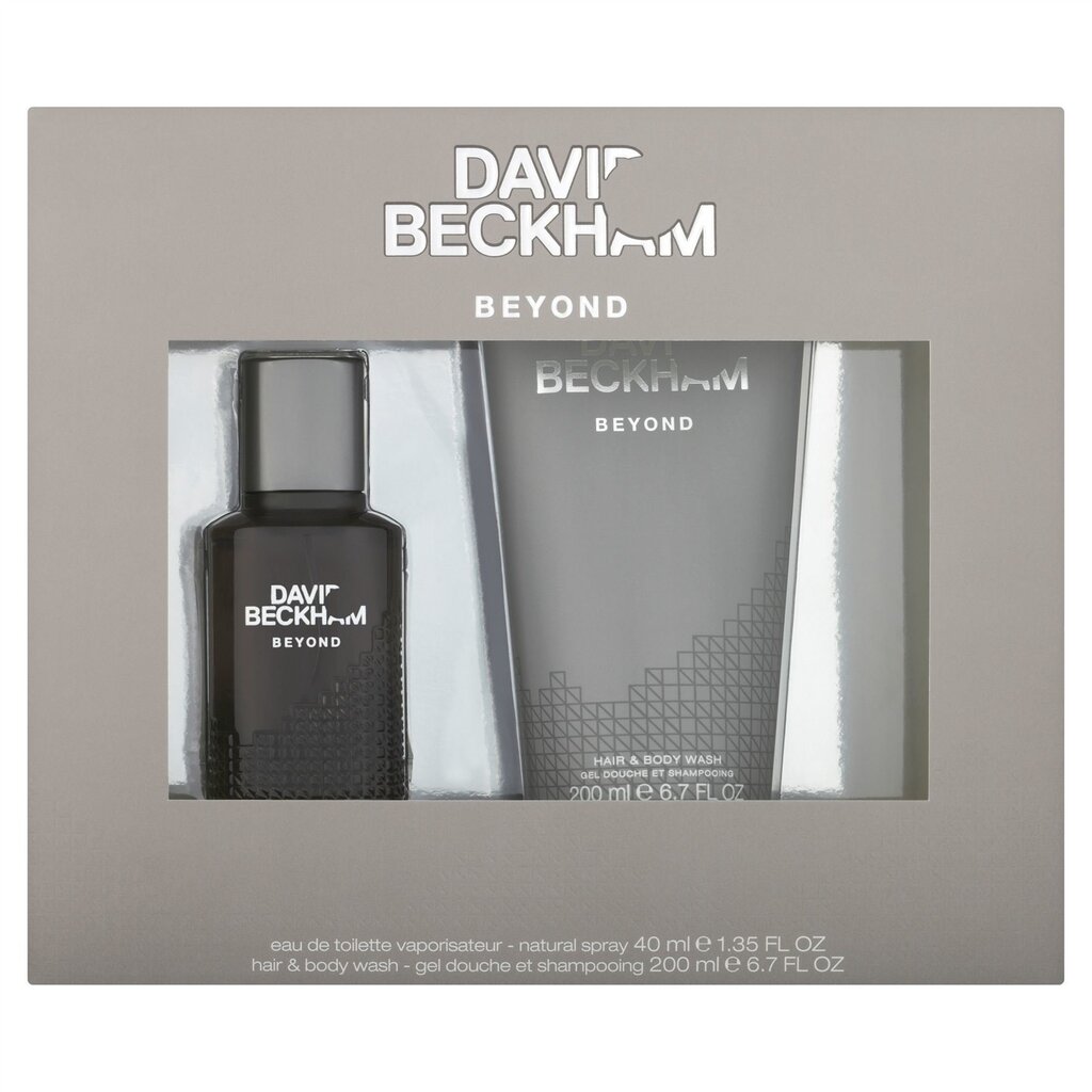 Rinkinys David Beckham Beyond: EDT vyrams 40 ml + dušo želė 200 ml kaina ir informacija | Kvepalai vyrams | pigu.lt