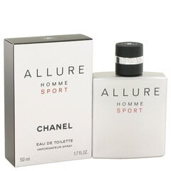 Tualetinis vanduo Chanel Allure Homme Sport EDT vyrams, 50 ml kaina ir informacija | Kvepalai vyrams | pigu.lt