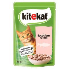 Kitekat для взрослых кошек с лососем, 28х85 г цена и информация | Консервы для кошек | pigu.lt