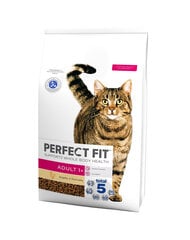 Корм Perfect Fit Adult 1+ для кошек с курицей, 7 кг цена и информация | Сухой корм для кошек | pigu.lt