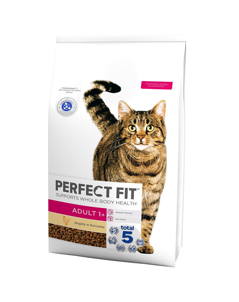 Perfect Fit Adult 1+ maistas katėms su vištiena, 7 kg kaina ir informacija | Sausas maistas katėms | pigu.lt