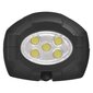 Įkraunamas žibintas 5 W COB LED + 5x LED цена и информация | Žibintuvėliai, prožektoriai | pigu.lt