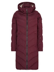 Женское зимнее пальто Ziener Telse 234106-534-46, бордовое цена и информация | Женские куртки | pigu.lt