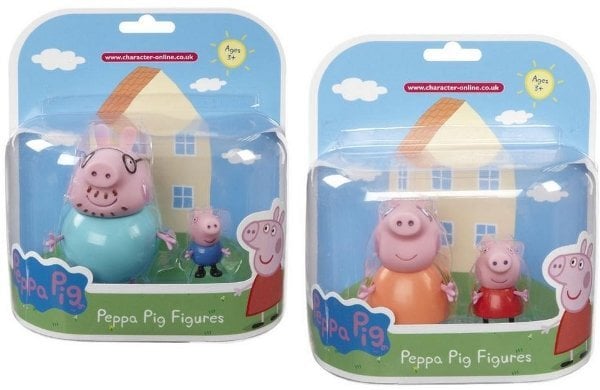 Figūrėlės „Kiaulytė Peppa“ (Peppa Pig), (1 rinkinys) цена и информация | Žaislai mergaitėms | pigu.lt