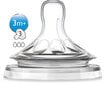 Philips Avent žindukas Natural, 3 mėn, vidutinės tėkmės, 2 vnt., SCF043/27 цена и информация | Buteliukai kūdikiams ir jų priedai | pigu.lt