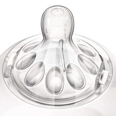 Philips Avent Natural Response pudeļu silikona knupīši  vidēja plūsma  3m+ (2 gab.) SCY964|02 цена и информация | Бутылочки и аксессуары | pigu.lt