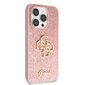 Guess PU Fixed Glitter 4G Case GUHCP15LHG4SGP kaina ir informacija | Telefono dėklai | pigu.lt