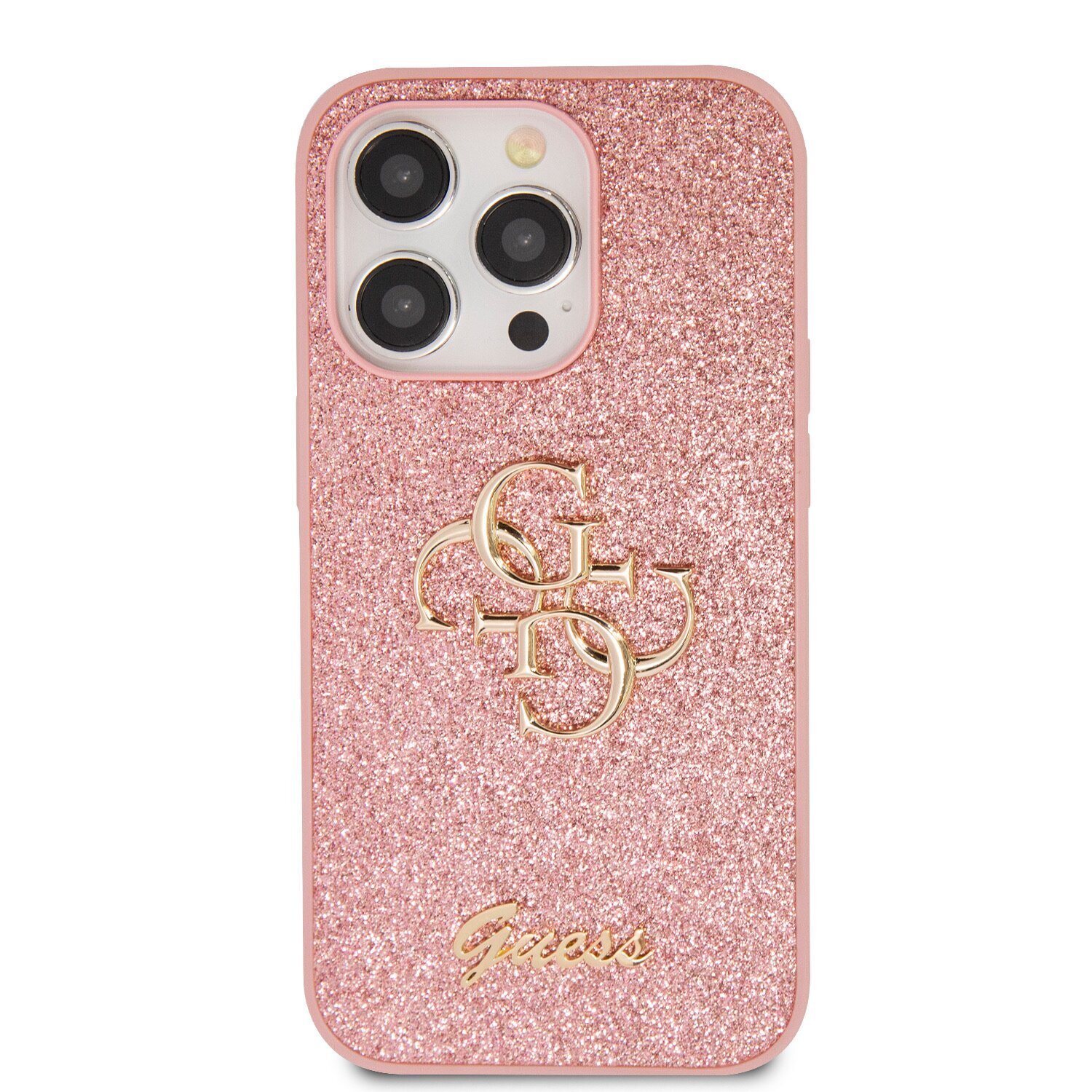 Shop CG Mobile Guess Fixed Glitter Case with Big 4G Logo