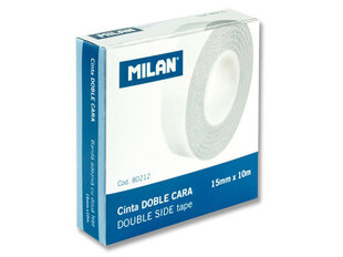 Скотч двусторонний Milan 80212, 19 мм x 33 м цена и информация | Канцелярские товары | pigu.lt