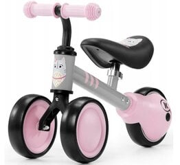 Трехколесный велосипед Kinderkraft, розовый/серый 12+ цена и информация | Балансировочные велосипеды | pigu.lt